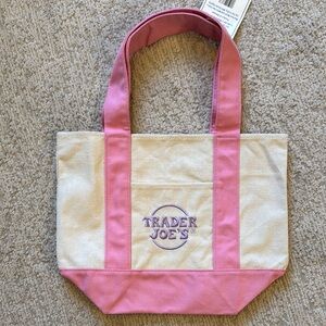Pink and Cream Tote Bag